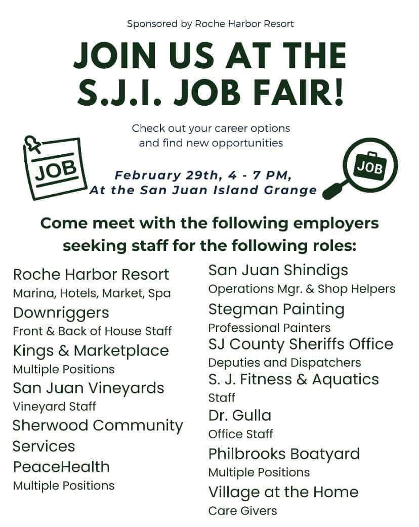 San Juan Island Job Fair